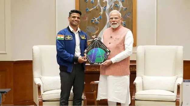 Subhanshu Shukla :ప్రధాని మోదీతో శుభాంశు శుక్లా భేటీ