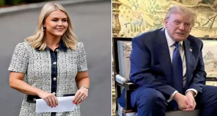 Donald Trump : కరోలిన్‌ లీవిట్‌ పై డొనాల్డ్‌ ట్రంప్‌ ప్రశంసలు