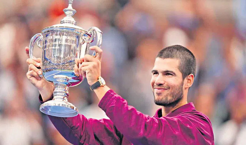 Spain Great Carlos Alcaraz Roared At The Prestigious Us Open Grand Slam