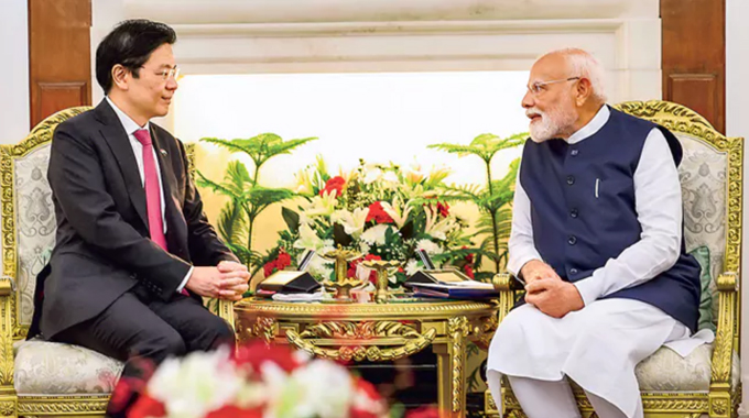 Narendra Modi: భారత్‌- సింగపూర్‌ బంధం చాలా కీలకం : వాంగ్‌