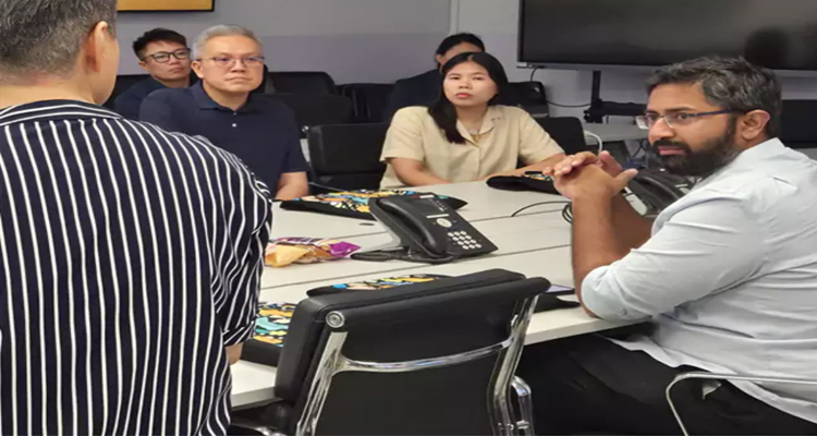 Vizag Mp Sribharat Visit Singapore