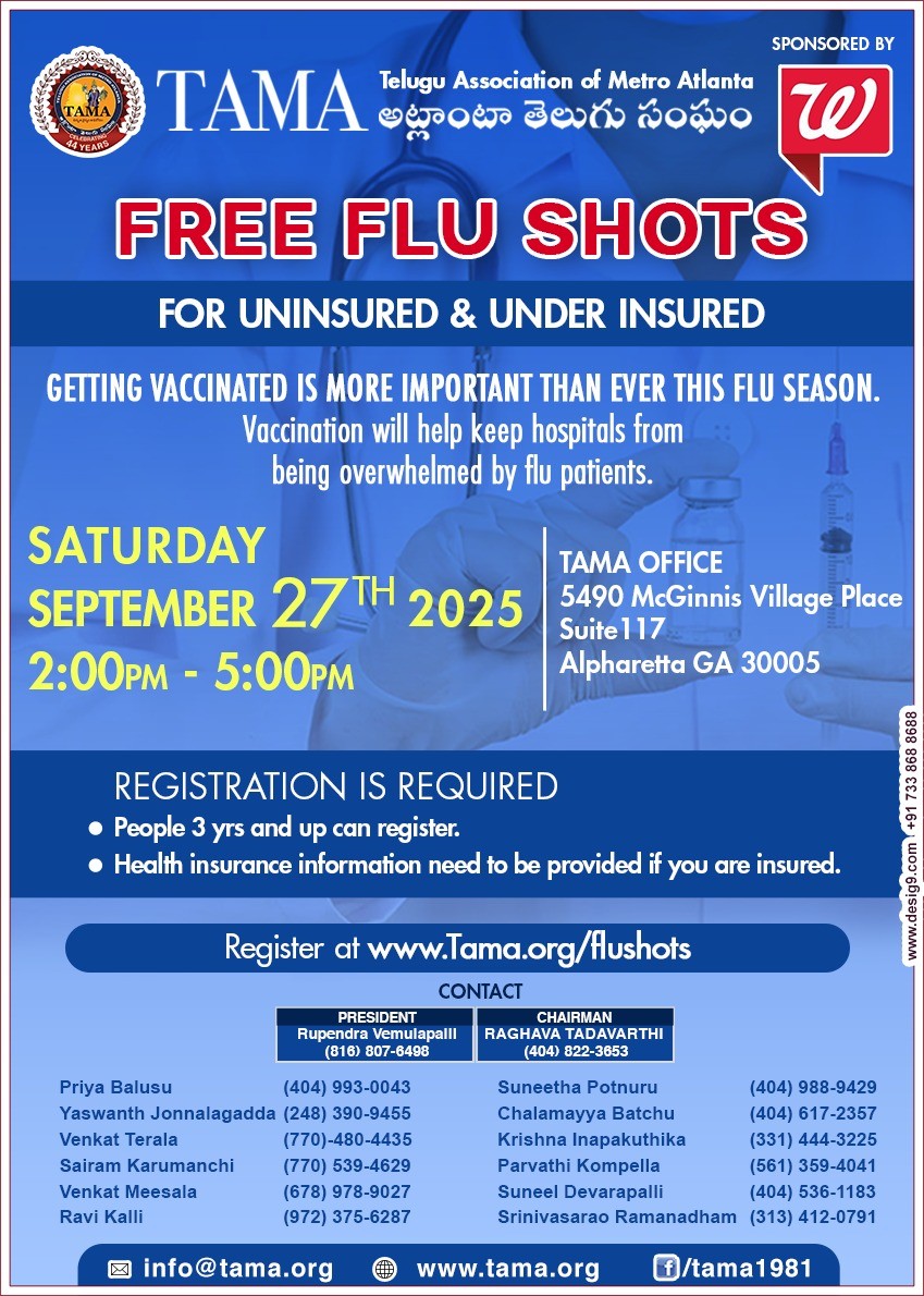 Free Flu Shots Under The Auspices Of Tama 