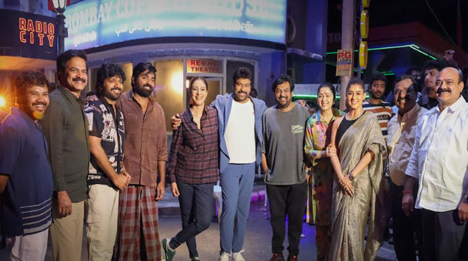 Megastar Chiranjeevis Mana Shankara Vara Prasad Garu Puri Vijay Sethupathis Teams Catch Up