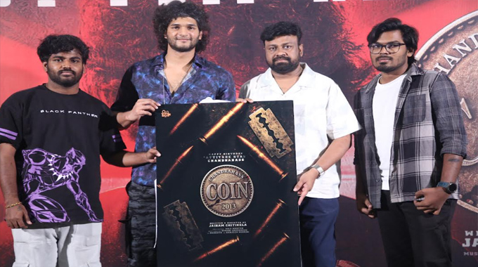 Attitude Star Chandrahass Coin First Flip Launch By Sensational Director Sai Rajesh On The Occasion Of The Actors Birthday
