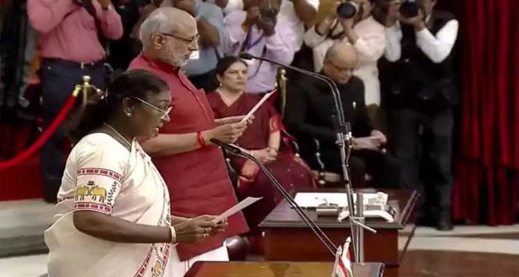 Vice President Elect Cp Radhakrishnan Takes Oath
