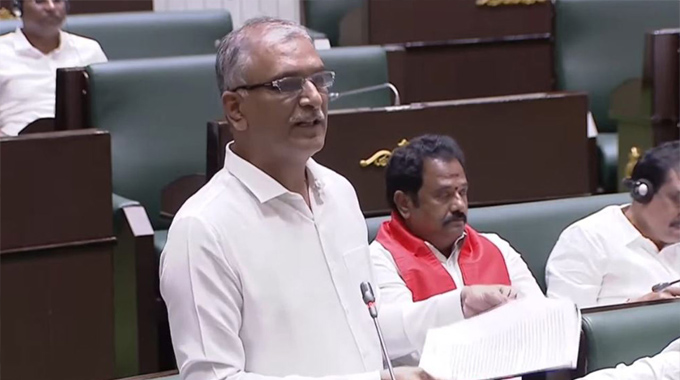 Harishrao-BRS: ఇది ఆరడుగుల బుల్లెట్… కాళేశ్వరంపై హరీశ్ స్పీచ్ అదిరిందన్న బీఆర్ఎస్…