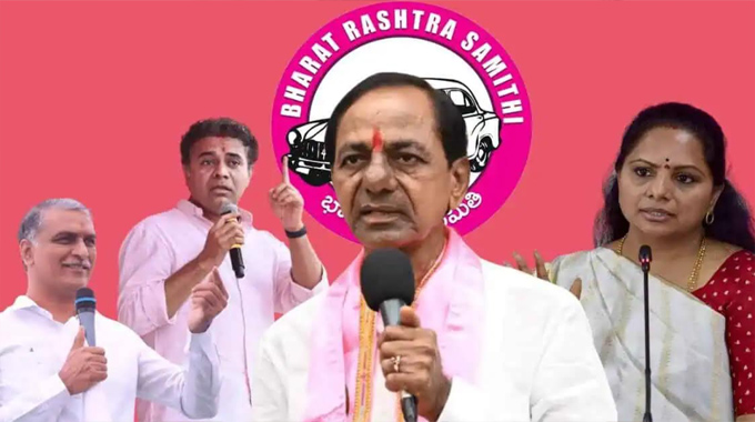 Kalvakuntla Family Sketch To Send Harish Rao On His Way