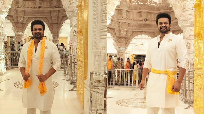 Manchu Manoj Visits Ayodhya
