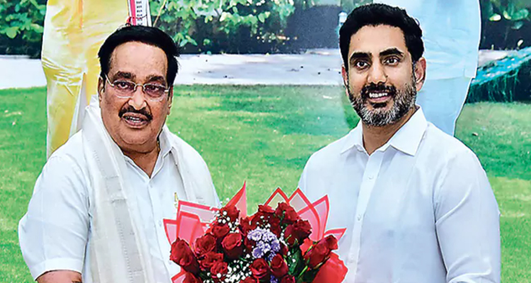 Minister Nara Lokesh Meets Union Minister Cr Patil