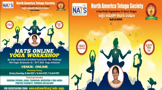 Nats Online Yoga Workshop By Maittreyi