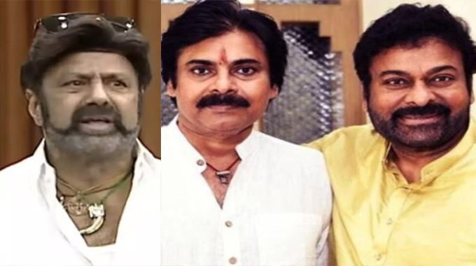 Here Is Balayyas Satire And Chiranjeevis Clarity And Pawan Kalyan In The Middle