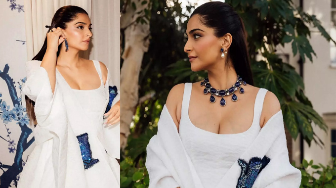 Sonam Kapoor Hot In White Dress