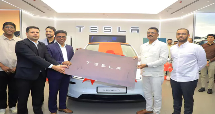 First Tesla Car Delivered To A Customer In India