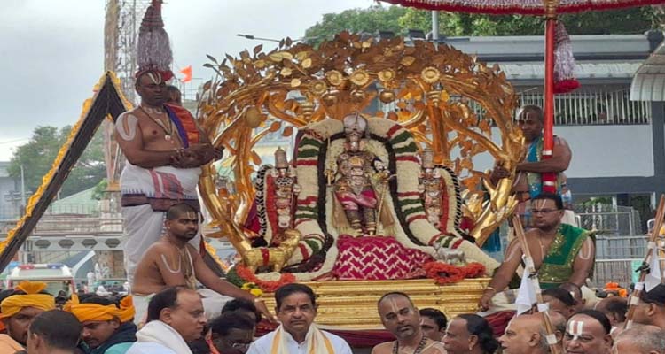 Kalpavruksha Vahana Seva To Tirumala Srivaru