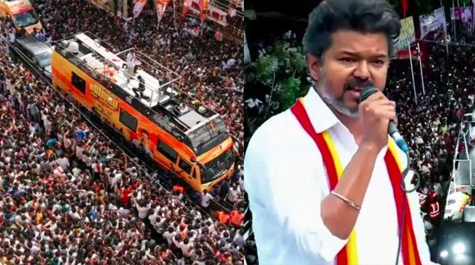 Karur Stampede Fir Says Vijays Extended Stay Inside Vehicle Led To Overcrowding