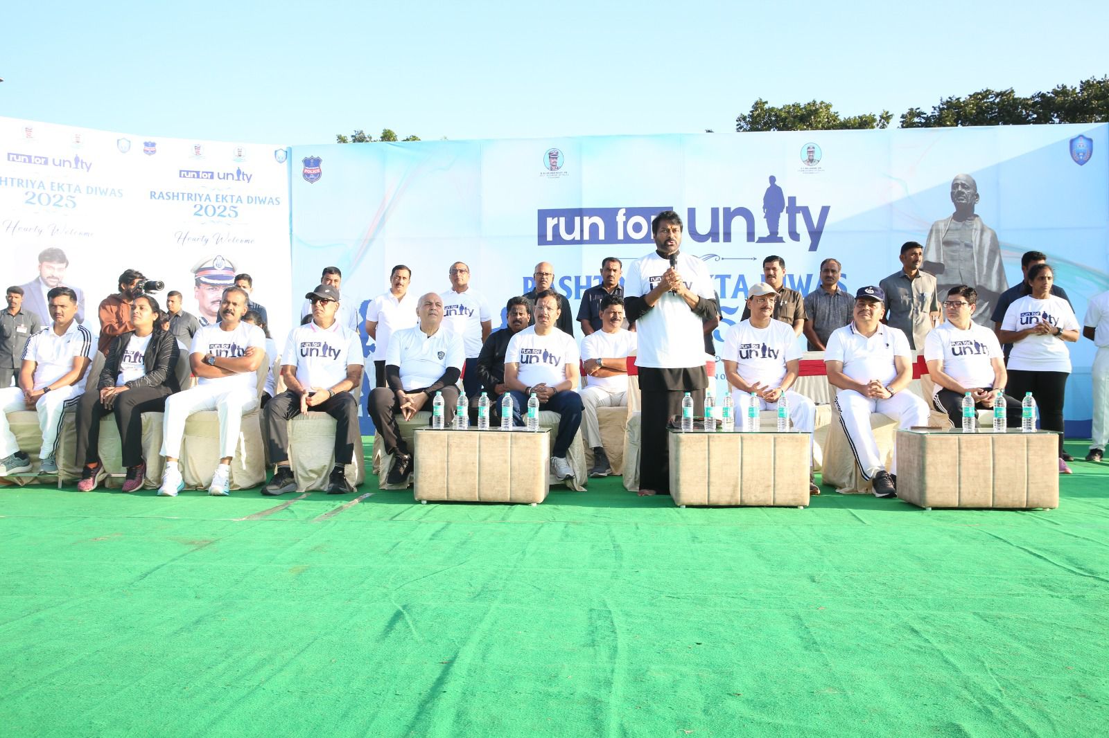 Run For Unity: మెగాస్టార్ చిరంజీవి ముఖ్య అతిథిగా హైదరాబాద్ సిటీ పోలీస్ ఆధ్వర్యంలో ఘనంగా జరిగిన ‘రన్ ఫర్ యూనిటీ. Megastar Chiranjeevi Was The Chief Guest At The Grand Run For Unity Organized By Hyderabad City Police