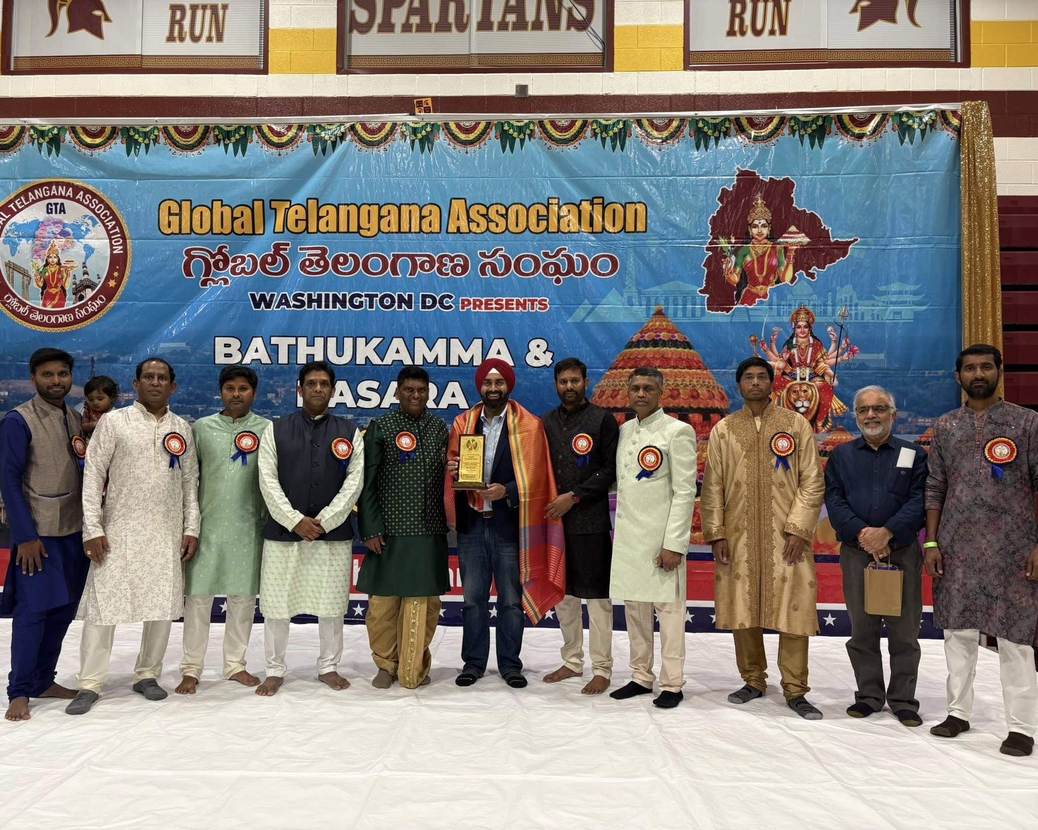 Rare Honor For Global Telangana Association Washington Dc Chapter