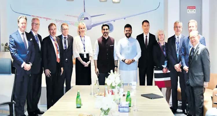 Minister Lokesh Meets High Level Airbus Team In Delhi 