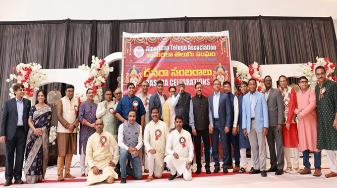 Ata Dasara Celebrations At Royal Albert Palace In Nj