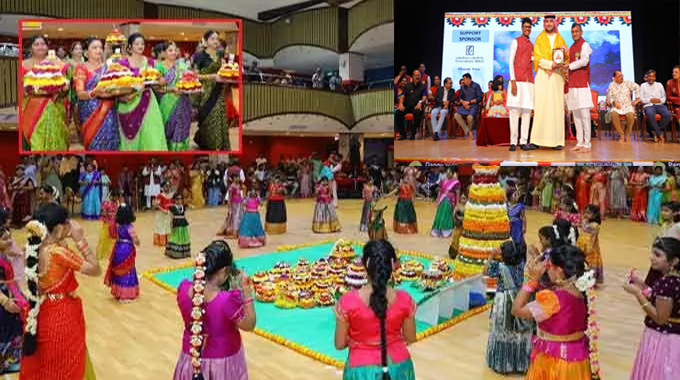Bathukamma Celebrations In Abu Dhabi Under The Auspices Of Telangana Friends Association 