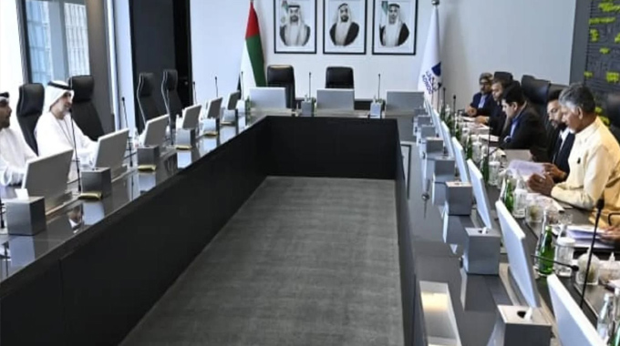 Dubai: పెట్రో కెమికల్ రంగంలో పెట్టుబడులను ఆహ్వానిస్తున్నాం… అబుధాబీ కంపెనీ ప్రముఖులతో చంద్రబాబు భేటీ We Invite Investments In The Petrochemical Sector Chandrababu Meets Abu Dhabi Company Leaders