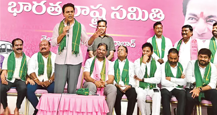 KTR: ఓట్లు కొనుగోలు చేసేందుకు ఆ పార్టీ ప్రయత్నిస్తోంది : కేటీఆర్ Ktr Says No One Has Interest To Vote For Congress