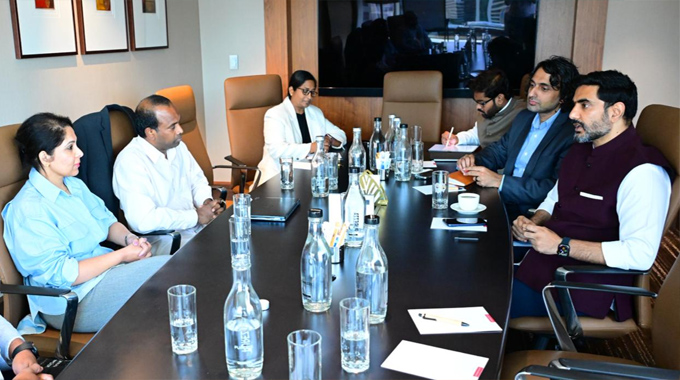 Minister Nara Lokesh Meets Bupa Coo Bijal Sejpal