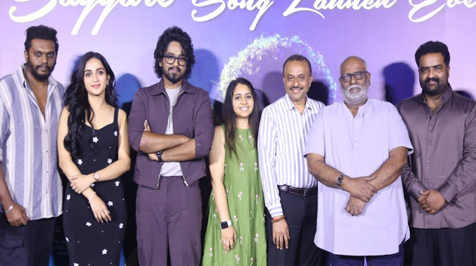 Roshan Kanakala Sakkshi Mhadolkar Sandeep Raj Tg Vishwa Prasad People Media Factorys Mowgli 2025s 1st Single Sayyare Is Pure Magical