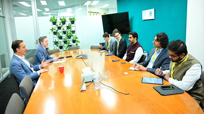 Lokesh Meets With Victorian Minister For Tourism And Sport Steve Dimopoulos