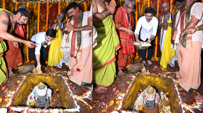 Nara Lokesh: కుంచనపల్లిలో శ్రీ కాశీ విశ్వేశ్వరస్వామి ఆలయ పునఃనిర్మాణ శంకుస్థాపన మహోత్సవం Nara Lokesh Inaugurates Kunchanapalli Kasi Visweswara Swamy Temple