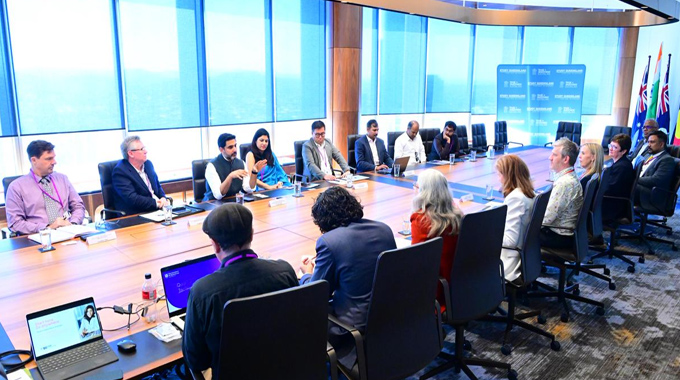 Minister Nara Lokesh At The Education Sector Round Table Meeting In Australia