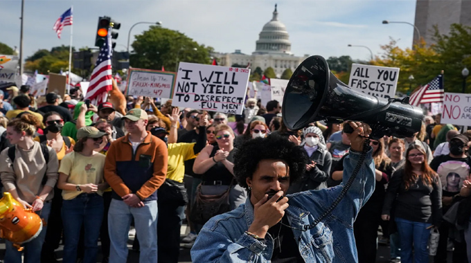 No Kings Protests Draw Huge Crowds As Anti Trump Rallies Sweep Across America