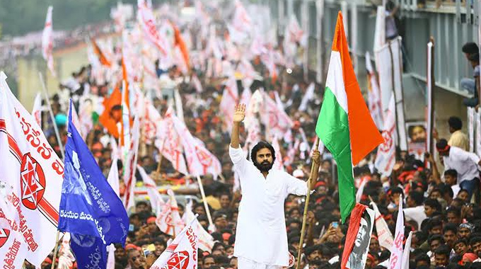 Pawan Kalyan Among The People
