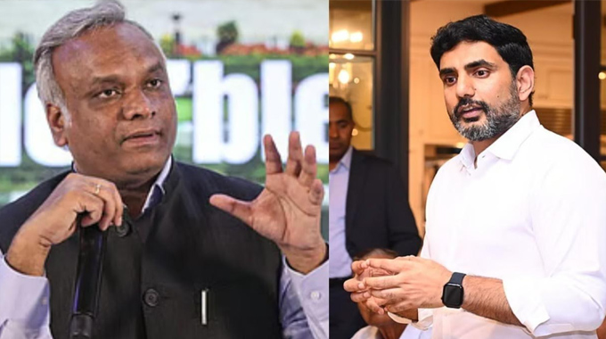 Tweet War Between Nara Lokesh And Priyank Kharge