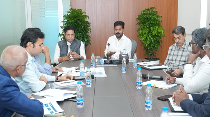 Cm Revanth Reddy Review On Ai Hub And T Square