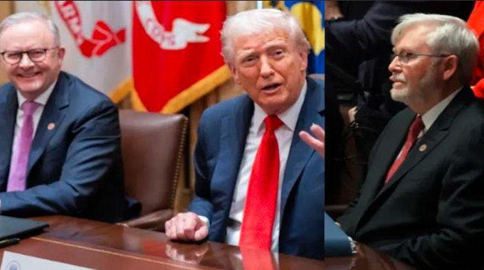 Trumps Awkward Exchange With Australian Envoy Kevin Rudd