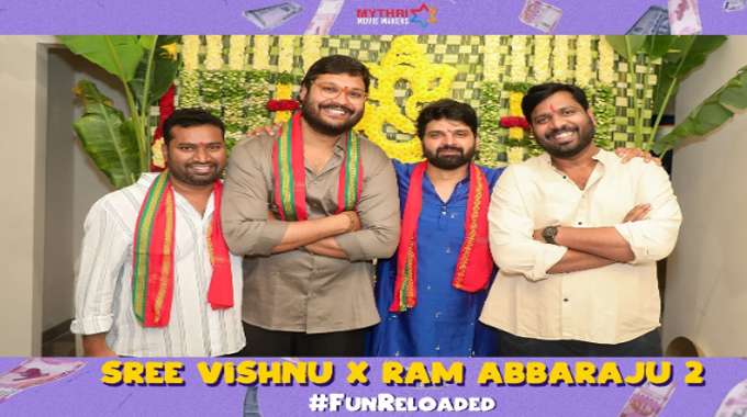 Sree Vishnu Teams Up With Ram Abbaraju Again