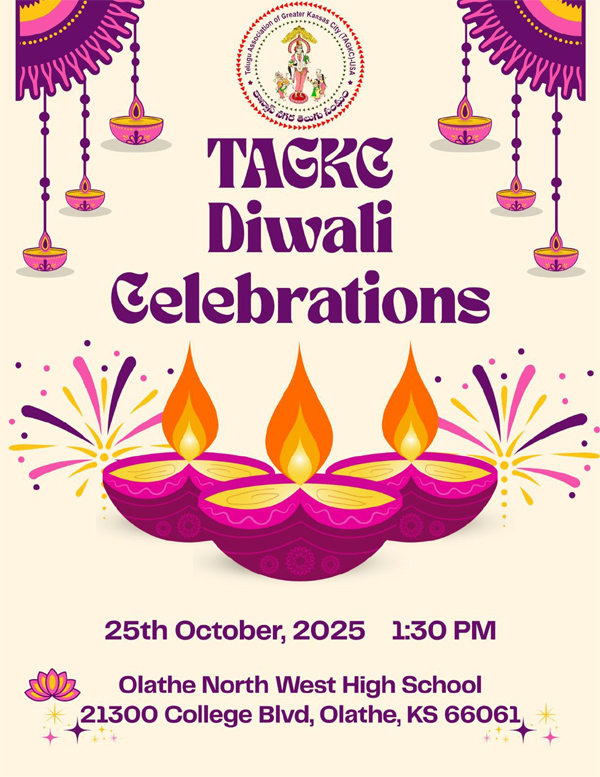 TAGKC Diwali Celebrations on Oct 25