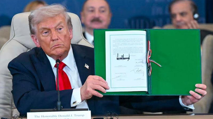 Trump On Gaza Peace Pact