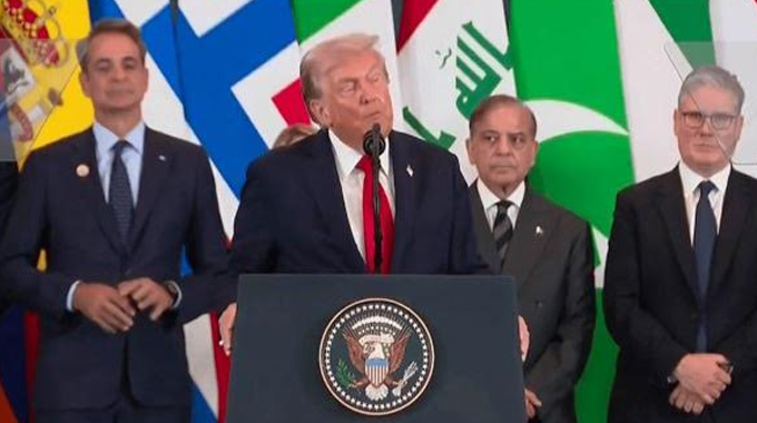 Trump Comments On South Asia In Egypt