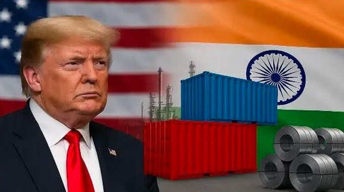 US: ట్రంప్ టారిఫ్ ఎఫెక్ట్… భారీగా పడిపోయిన భారత ఎగుమతులు..! Indias Exports To Us Plunge As Trumps 50 Tariffs Bite