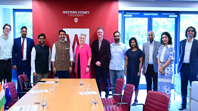Minister Lokesh Meets With Western Sydney University Agritech Researchers
