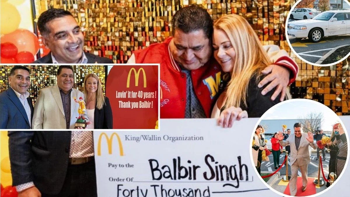 Congratulations For 40 Years Of Service Mcdonalds Honors Indian Origin Man 