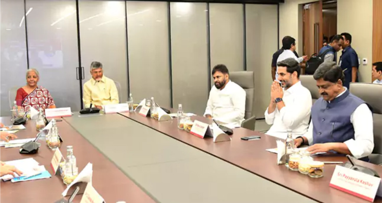 Cm Chandrababu Naidu Meets Union Minister Nirmala Sitharaman