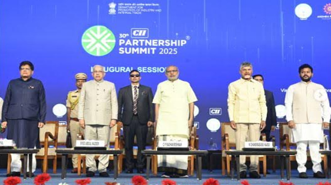 Celebrities Attend Cii Partnership Summit In Vizag