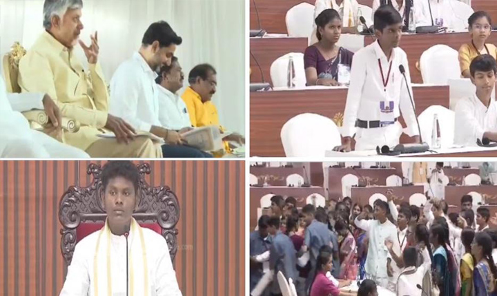 Students Mock Assembly In Ap Assembly