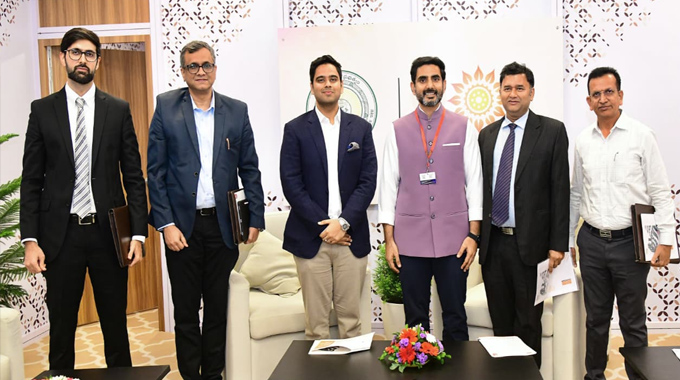 Minister Lokesh Meets Shyam Metalics Md Sheejit Agarwal