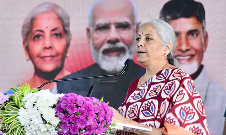 Union Finance Minister Nirmala Sitharaman Speech At Amaravati