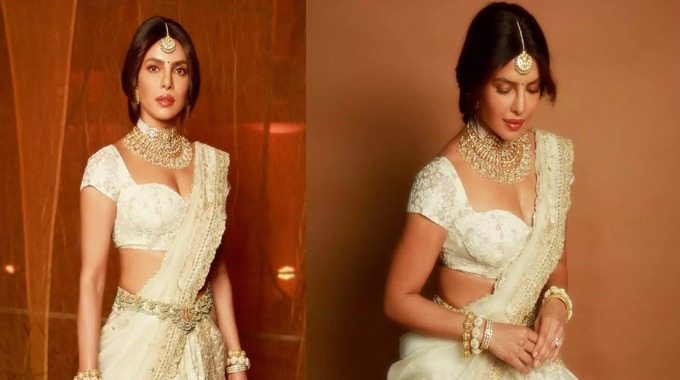 Priyanka Chopra: దేవకన్యలా మెరిసిపోతున్న ప్రియాంక చోప్రా Priyanka Chopra Shines Like A Goddess