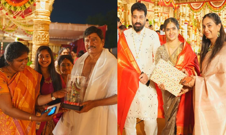 Sri Srinivasa Kalyanam Organized Under The Leadership Of Mahaa News Chairman Marella Vamsi Krishna